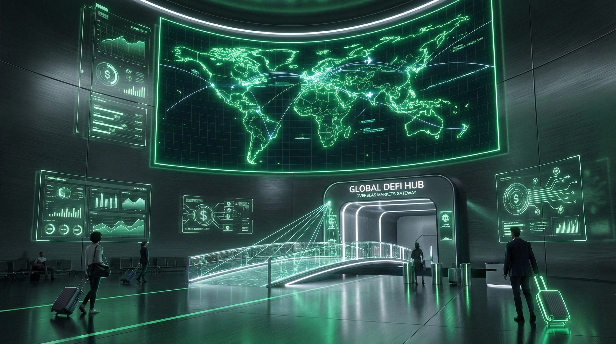 GMOコインを送金ハブとして使うイメージ図